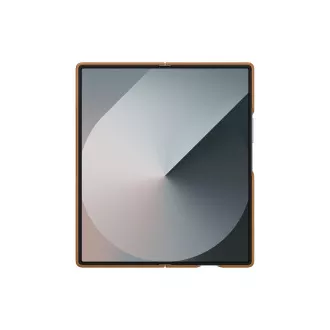 Samsung Ochranný kryt z vegánskej kože pre Fold 6 Brown