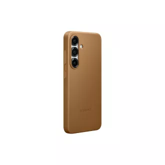 Samsung Ochranný kryt z vegánskej kože pre Galaxy S25 Brown