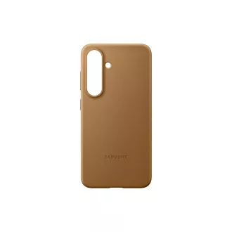 Samsung Ochranný kryt z vegánskej kože pre Galaxy S25 Brown