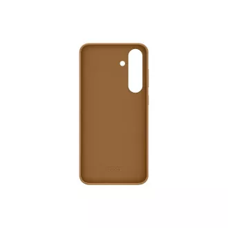 Samsung Ochranný kryt z vegánskej kože pre Galaxy S25+ Brown