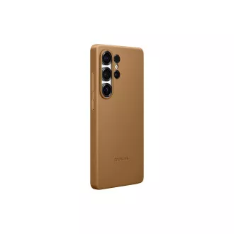 Samsung Ochranný kryt z vegánskej kože pre Galaxy S25 Ultra Brown