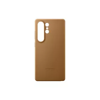 Samsung Ochranný kryt z vegánskej kože pre Galaxy S25 Ultra Brown
