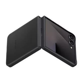 Samsung Ochranný kryt z vegánskej kože Flip7 Black