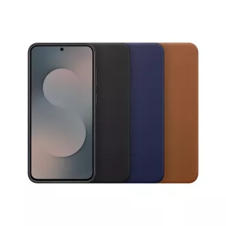 Samsung Ochranný Kryt z Vegánskej Kože S25 FE Black