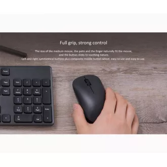 Xiaomi Wirelles Mouse Lite/Kancelárska/Optická/Bezdrôtová USB/Čierna