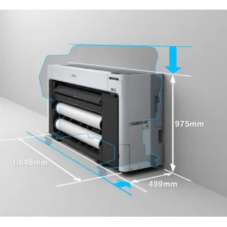 Epson SureColor/SC-T7700D/Tlač/Ink/Role/LAN/WiFi/USB