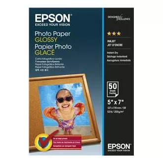 EPSON Photo Paper Glossy 13x18cm 50 listov EPSON Photo Paper Glossy 13x18cm 50 listov