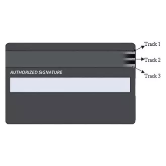 Trojstopová čítačka magnetických kariet MSR-100A, USB-COM, čierna