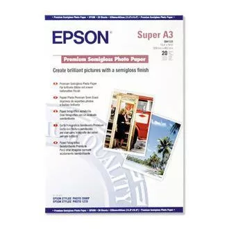 EPSON A3+, Premium Semigloss Photo Paper (20listov)