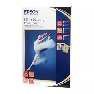 EPSON Ultra Glossy Photo Paper 10x15,300g (20listov)