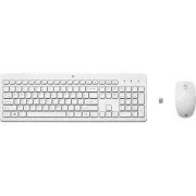 HP 230 klávesnica a myš/bezdrôtová/white GER
