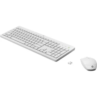 HP 230 klávesnica a myš/bezdrôtová/white GER