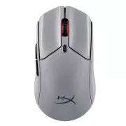 HyperX Pulsefire Haste 2 Pre/Herná/Optická/Pre pravákov/26 000 DPI/USB+BT/Sivá