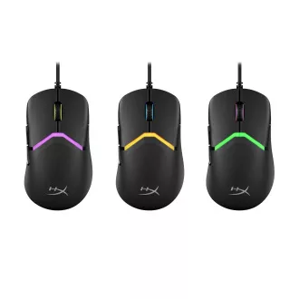 HP HyperX Pulsefire Saga/Herná/Optická/Pre pravákov/26 000 DPI/Drôtové USB-A/Čierna