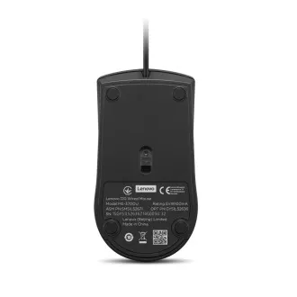 Lenovo 120/Kancelárska/Optická/1 600 DPI/Drôtová USB/Čierna