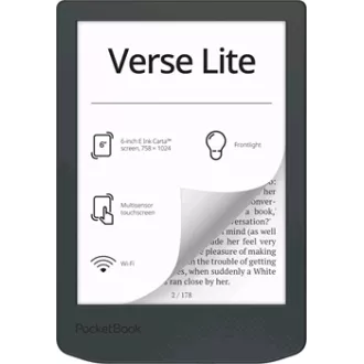 E-book POCKETBOOK 619 Verse Light, Midnight Grey, sivý
