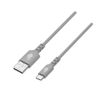 Kábel TB USB-C 2m, sivý Kábel TB USB-C 2m, sivý