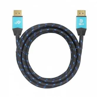 TB opletaný kábel DisplayPort 2.1, 2m TB opletaný kábel DisplayPort 2.1, 2m