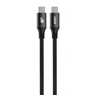 TB Touch USB C - USB C 240W, 1m čierny TB Touch USB C - USB C 240W, 1m čierny