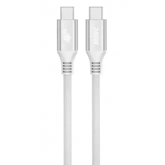 TB Touch USB C - USB C 240W, 1m biely
