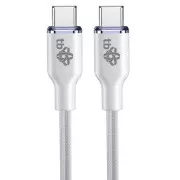 TB USB C - USB C 60W Glamour kábel 1,5m biely