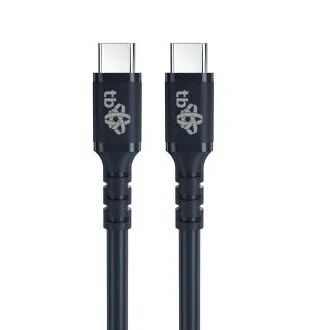 TB USB C - USB C 60W Jelly kábel 1m čierny TB USB C - USB C 60W Jelly kábel 1m čierny