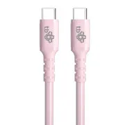 TB USB C - USB C 60W Jelly kábel 1m ružový