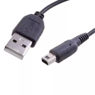 Avacom USB kábel (2.0), USB A samec - Nintendo 3DS samec, 1.2m, kulatý, čierny Avacom USB kábel (2.0), USB A samec - Nintendo 3DS samec, 1.2m, kulatý, čierny