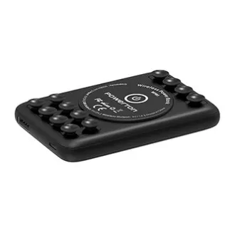 Powerton, power banka s bezdrôtovým nabíjaním, Li-Pol, 5V, nabíjanie telefónov/tabletov, WBP5, 5000mAh, prísavky pre priľnutie kt Powerton, power banka s bezdrôtovým nabíjaním, Li-Pol, 5V, nabíjanie telefónov/tabletov, WBP5, 5000mAh, prísavky pre priľnutie kt