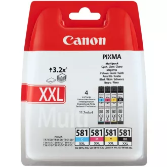 Farba do tlačiarne Canon CLI-581-XXL (1998C007) - cartridge, black + color (čierna + farebná)