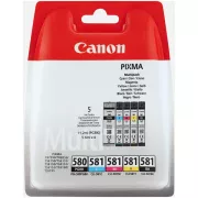 Farba do tlačiarne Canon PGI-580 (2078C006) - cartridge, black + color (čierna + farebná)