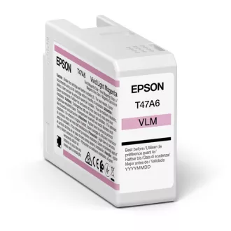 Farba do tlačiarne Epson C13T47A600 - cartridge, light magenta (svetlo purpurová) Farba do tlačiarne Epson C13T47A600 - cartridge, light magenta (svetlo purpurová)
