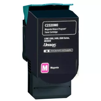 Toner Lexmark C232HM0, magenta (purpurový)