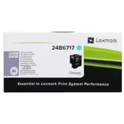 Toner Lexmark 24B6717, cyan (azúrový)