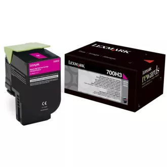 Toner Lexmark 70C0H30, magenta (purpurový)