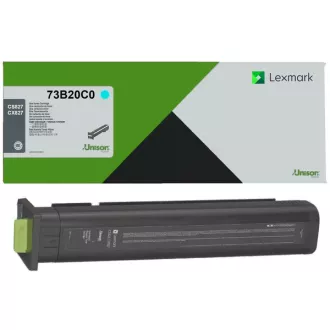 Toner Lexmark 73B20C0, cyan (azúrový)