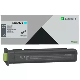 Toner Lexmark 73B0020, cyan (azúrový)