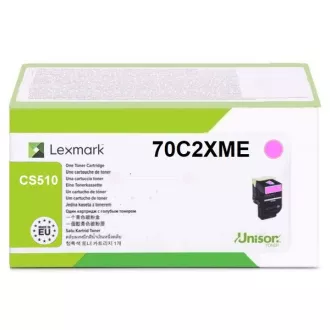 Toner Lexmark 70C2XME, magenta (purpurový)