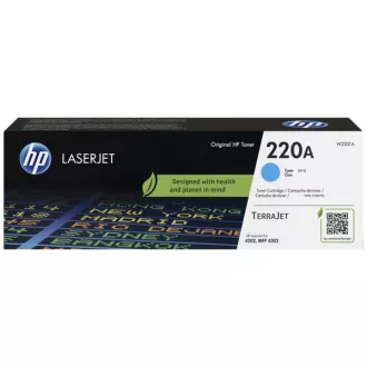 Toner HP 220A (W2201A), cyan (azúrový)