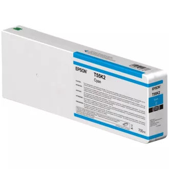 Farba do tlačiarne Epson C13T55K200 - cartridge, cyan (azúrová)