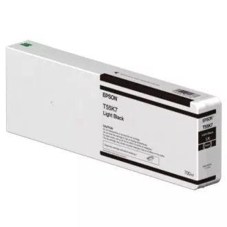 Farba do tlačiarne Epson C13T55K700 - cartridge, light black (svetlo čierna)