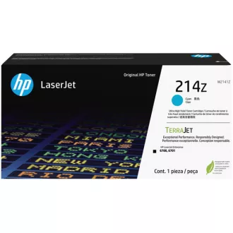 Toner HP 214Z (W2141Z), cyan (azúrový)