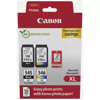 Farba do tlačiarne Canon PG-545-XL (8286B012) - cartridge, black + color (čierna + farebná) Farba do tlačiarne Canon PG-545-XL (8286B012) - cartridge, black + color (čierna + farebná)