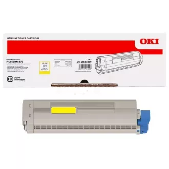 Toner Oki 45862837, yellow (žltý)