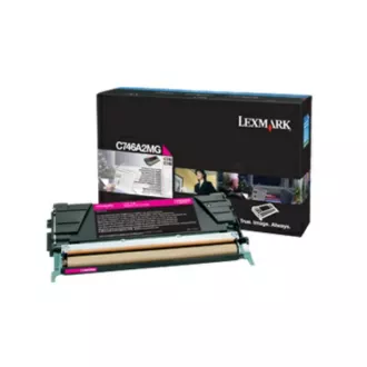 Toner Lexmark C746A3MG, magenta (purpurový)