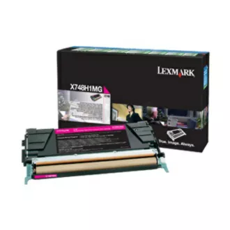 Toner Lexmark X748H3MG, magenta (purpurový)