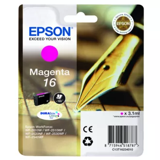 Farba do tlačiarne Epson T1623 (C13T16234022) - cartridge, magenta (purpurová)