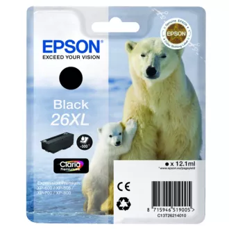 Farba do tlačiarne Epson T2621 (C13T26214022) - cartridge, black (čierna) Farba do tlačiarne Epson T2621 (C13T26214022) - cartridge, black (čierna)