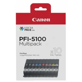 Farba do tlačiarne Canon PFI-5100 (6951C009) - cartridge, color (farebná) Farba do tlačiarne Canon PFI-5100 (6951C009) - cartridge, color (farebná)