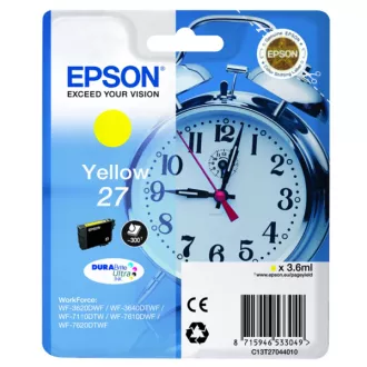 Farba do tlačiarne Epson T2704 (C13T27044022) - cartridge, yellow (žltá) Farba do tlačiarne Epson T2704 (C13T27044022) - cartridge, yellow (žltá)